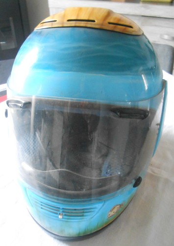 Ancien casque moto retro - moto,