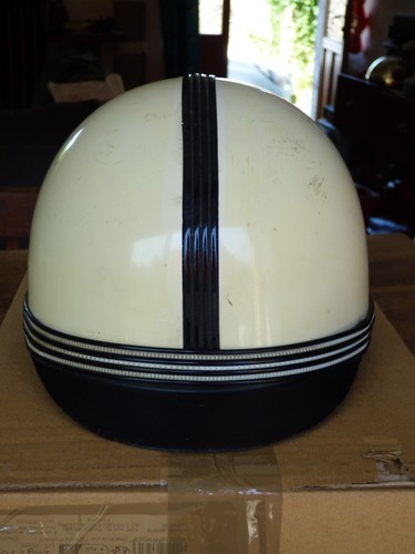Ancien casque moto mobylette - ancien,